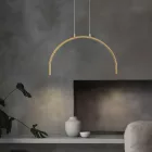 EUROLAMP ARTE ILLUMINA APSIS Függesztett lámpatest beépített LED 5W réz 600x20 x330mm 