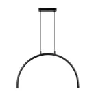 EUROLAMP ARTE ILLUMINA APSIS Függesztett lámpatest beépített LED 5W Fekete 600 x20 x330mm 