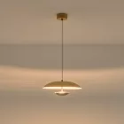 EUROLAMP ARTE ILLUMINA APSIS Függesztett lámpatest beépített LED 7W Fa hatású design 345X1160mm 3000Κ 