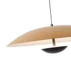 EUROLAMP ARTE ILLUMINA APSIS Függesztett lámpatest beépített LED 7W Fa hatású design 455X1160mm 3000K 