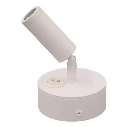 EUROLAMP ARTE ILLUMINA ARISTON 1 SPOT SURFACE MOVEABLE ARISTON 1 3W LED 3000K FehérPLUS 
