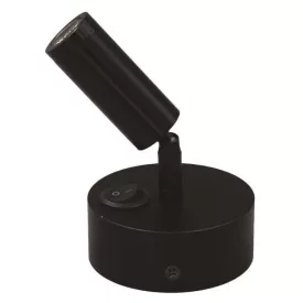   EUROLAMP ARTE ILLUMINA ARISTON 1 SPOT SURFACE MOVEABLE ARISTON 1 3W LED 3000K Fekete PLUS 