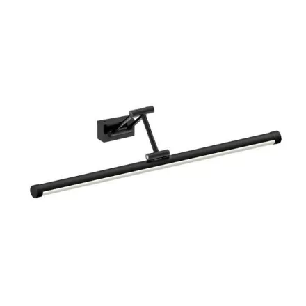 EUROLAMP ARTE ILLUMINA AURA Fali lámpa Fürdőszoba Tükör világító beépített LED Alumínium 14W 3CCT 600mm (base 80X40mm) IP44 Fekete 