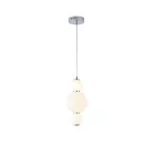 EUROLAMP ARTE ILLUMINA BLOSSOM Függesztett lámpatest fehér üveggel 12,6W Φ175x1940mm