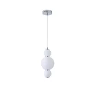 EUROLAMP ARTE ILLUMINA BLOSSOM Függesztett lámpatest fehér üveggel 12,6W Φ175x1940mm