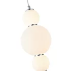 EUROLAMP ARTE ILLUMINA BLOSSOM Függesztett lámpatest fehér üveggel 12,6W Φ175x1940mm