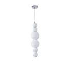 EUROLAMP ARTE ILLUMINA BLOSSOM Függesztett lámpatest fehér üveggel 22W Φ175x2290mm0 