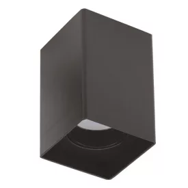   EUROLAMP ARTE ILLUMINA BOXI Mennyezeti Lámpatest SQUARE GU10 80X80X125 Műanyag Fekete BOXI 