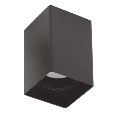 EUROLAMP ARTE ILLUMINA BOXI Mennyezeti Lámpatest SQUARE GU10 80X80X125 Műanyag Fekete BOXI 