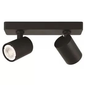   EUROLAMP ARTE ILLUMINA BRAVA SPOT Mennyezeti Dupla GU10 S1980 Fekete 