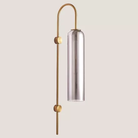 EUROLAMP ARTE ILLUMINA CALLIOPE Fali kar E27 10X70 Füstüveg - GOLD