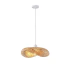 EUROLAMP ARTE ILLUMINA CALYPSO Függesztett lámpatest Bambusz E27 420X300X130mm 