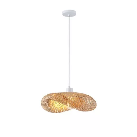 EUROLAMP ARTE ILLUMINA CALYPSO Függesztett lámpatest Bambusz E27 420X300X130mm 