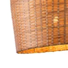 EUROLAMP ARTE ILLUMINA CALYPSO Függesztett lámpatest Bambusz Bambusz E27 400Χ400X270mm 