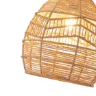 EUROLAMP ARTE ILLUMINA CALYPSO Függesztett lámpatest Bambusz E27 MAX 40W 300X300X300mm 