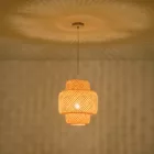 EUROLAMP ARTE ILLUMINA CALYPSO Függesztett lámpatest Bambusz E27 MAX 40W 310X310X350mm