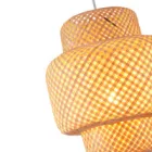 EUROLAMP ARTE ILLUMINA CALYPSO Függesztett lámpatest Bambusz E27 MAX 40W 310X310X350mm