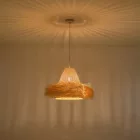 EUROLAMP ARTE ILLUMINA CALYPSO Függesztett lámpatest Bambusz E27 MAX 40W 560Χ560X330mm