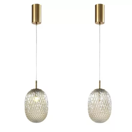 EUROLAMP ARTE ILLUMINA CANDY Üveg Függesztett lámpatest G9 MAX 20W Fehér150X230cm 