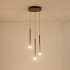 EUROLAMP ARTE ILLUMINA CASCADE Függesztett lámpatest 3X2WΦ300X1500 mm Fekete 