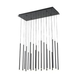   EUROLAMP ARTE ILLUMINA CASCADE Függesztett lámpatest beépített LED 47W 940X1500mm Fekete 
