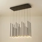 EUROLAMP ARTE ILLUMINA CASCADE Függesztett lámpatest beépített LED 47W 940X1500mm Fekete 