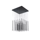 EUROLAMP ARTE ILLUMINA CASCADE Függesztett lámpatest beépített LED 72W 800X1500mm Fekete 