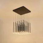 EUROLAMP ARTE ILLUMINA CASCADE Függesztett lámpatest beépített LED 72W 800X1500mm Fekete 