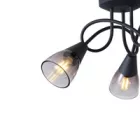 EUROLAMP ARTE ILLUMINA CLASSY SPOT Fém Füstüveggel 3XE14 D380XH185mm 