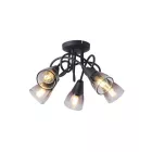 EUROLAMP ARTE ILLUMINA CLASSY SPOT Fém Füstüveggel 5XE14 D380XH185mm 