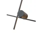 EUROLAMP ARTE ILLUMINA CLIO Falilámpa beépített LED 12W 600x200x60mm Fekete 