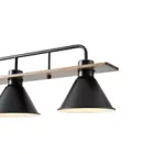 EUROLAMP ARTE ILLUMINA CONO Függesztett lámpatest 4XE27 1030X180X865mm Fa & Fém 