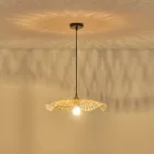 EUROLAMP ARTE ILLUMINA CROSSLINE Függesztett lámpatestLámpatest E27 MAX 40W 475X1160mm Bambusz