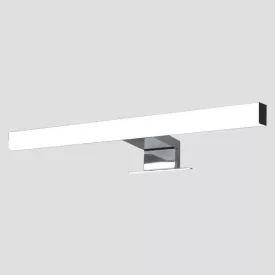   EUROLAMP ARTE ILLUMINA DIPLO Fali lámpa Fürdőszoba Tükör világító beépített LED 5W 4000K 300X103X40 NICKEL 