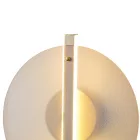 EUROLAMP ARTE ILLUMINA DISC Falilámpa beépített LEDt Acél Borostyán 10W Φ300x1320mm 