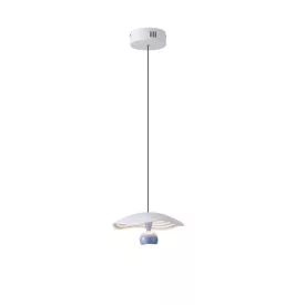   EUROLAMP ARTE ILLUMINA ENIGMA Függesztett lámpatest beépített LED 8W 3000Κ Φ230mm Kék