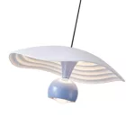 EUROLAMP ARTE ILLUMINA ENIGMA Függesztett lámpatest beépített LED 8W 3000Κ Φ230mm Kék