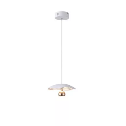 EUROLAMP ARTE ILLUMINA ENIGMA Függesztett lámpatest beépített LED 8W 3000Κ Φ230mm GOLD 