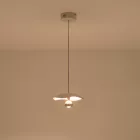 EUROLAMP ARTE ILLUMINA ENIGMA Függesztett lámpatest beépített LED 8W 3000Κ Φ230mm GOLD 