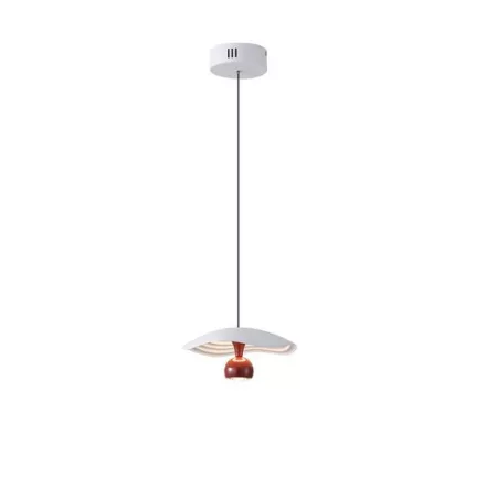 EUROLAMP ARTE ILLUMINA ENIGMA Függesztett lámpatest beépített LED 8W 3000Κ Φ230mm RED 
