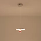 EUROLAMP ARTE ILLUMINA ENIGMA Függesztett lámpatest beépített LED 8W 3000Κ Φ230mm RED 