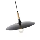 EUROLAMP ARTE ILLUMINA ESSENTIAL Függesztett lámpatest Ε27 MAX 40W 350X1250mm Fekete 