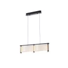 EUROLAMP ARTE ILLUMINA FIRENZE Függesztett lámpatest beépített LED ACRYLIC 2Χ16W 600X175X145mm FRENCH GOLD 