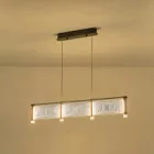 EUROLAMP ARTE ILLUMINA FIRENZE Függesztett lámpatest beépített LED ACRYLIC 3Χ16W 900X175X145mm FRENCH GOLD 