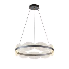   EUROLAMP ARTE ILLUMINA FIRENZE Függesztett lámpatest beépített LED ACRYLIC kör LED 80W Ø 600 mm 3000K 