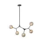 EUROLAMP ARTE ILLUMINA GALILEA Függesztett lámpatest 4XΕ27 800Χ900mm Fekete&Szürka 