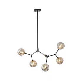   EUROLAMP ARTE ILLUMINA GALILEA Függesztett lámpatest 4XΕ27 800Χ900mm Fekete&Szürka 