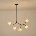 EUROLAMP ARTE ILLUMINA GALILEA Függesztett lámpatest 4XΕ27 800Χ900mm Fekete&Szürka 