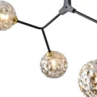 EUROLAMP ARTE ILLUMINA GALILEA Függesztett lámpatest 4XΕ27 800Χ900mm Fekete&Szürka 