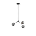 EUROLAMP ARTE ILLUMINA GALILEA Függesztett lámpatest 3XE27 560Χ900mm Fekete & Szürka 